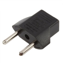 Universal EU Adapter Plug 2 Flat Pin To EU 2 Round Pin Plug Socket Power Charger Travel Necessity Household Use 2024 - buy cheap