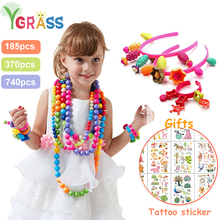 Pop Beads Toys Creativel Arts And Crafts For Kids Bracelet Snap Together Fashion Kit Educational Toy For Children 2024 - buy cheap