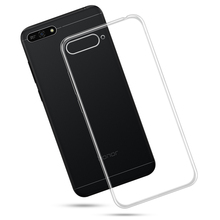 Huawei Honor 7A Case Honor 7A TPU Transparent Silicone Clear Soft Back Cover for Huawei Y6 2018 Cases 5.7"(No fingerprint hole) 2024 - buy cheap