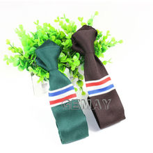 Knitting casual striped Neckties for men Fashion Casual polyester Mans tie New Brand Male woven Necktie Wholesale 2024 - compre barato