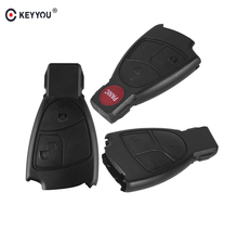 KEYYOU-Funda de mando a distancia 20 piezas para coche, reemplazo de 2/3/4 botones para Mercedes Benz B C E ML S CLK CL Smart Key 2024 - compra barato