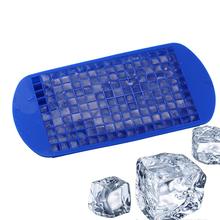 Bandeja de hielo de silicona de grado alimenticio, 160 cuadrículas, fabricante de cubitos de hielo DIY, molde de cubo de hielo pequeño creativo, ajuste de barra de cocina de forma cuadrada 2024 - compra barato