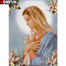 HOMFUN Full Square/Round Drill 5D DIY Diamond Painting "Religious figure" Embroidery Cross Stitch 5D Home Decor Gift A14918 2024 - buy cheap