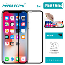 Para o iphone Xs Max Nillkin Vidro XD CP + Max Cobertura Completa 3D Protetor de Tela De Vidro Temperado para o iphone X XR Xs Max Vidro Nilkin 2024 - compre barato