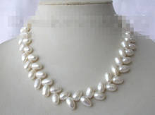 FREE SHIPPING>@@> 0699 baroque white freshwater cultured pearl necklace 2024 - buy cheap