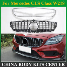 For W218 amg GT grill ABS grille for Mercedes Benz CLS Class 2015-2019 Replacement front grille 2024 - buy cheap