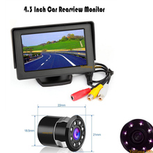 Wide Viewing Angle Waterproof IR Camera 8 IR Night Vision Rearview Car Rear Camera CCD Image Sensor,Loewr Sales price 2024 - buy cheap