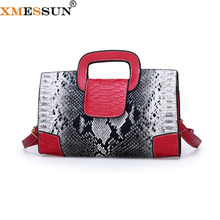 XMESSUN 2021 New Fashion Snake Pattern Handbag Women Shoulder Messenger Bag Envelope Bag FemaleTravel Shopping ins F261 2024 - buy cheap