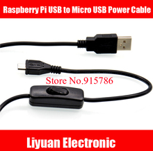 5 pcs raspberry pi usb para micro usb cabo de alimentação com on/off switch para raspberry pi 2/b/b + placa, fácil para Iniciar/Reiniciar 2024 - compre barato