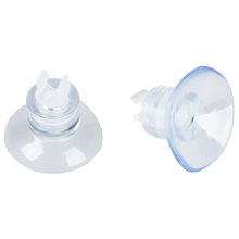 10 Pcs Aquarium Clear Suction Cup Airline Tube Holders Clips Clamps  The suction cup part is made of plastic material 2024 - buy cheap