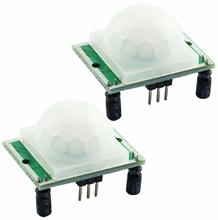2pcs Hc-sr501 Adjust Infrared Ir Pyroelectric Pir Motion Sensor Detector Module For Arduino Microcontrollers 2024 - buy cheap