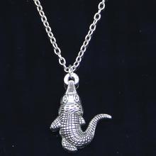20pcs New Fashion Necklace 26x20mm crocodile alligator Pendants Short Long Women Men Colar Gift Jewelry Choker 2024 - buy cheap