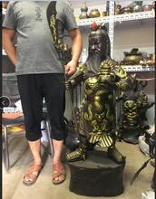 Estatua de diosa de bronce enorme, 50% cm, Tesoro guardián de guangong, adornos propiciosos, 137 de descuento 2024 - compra barato