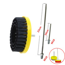 M10 110mm Drill Power Scrub Clean Brush with Extension Rod For Carpet Sofa Wooden Furniture Flooring Cleaning 2024 - buy cheap