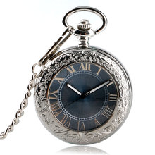 Винтажные механические Автоматические карманные часы, прозрачные серебряные карманные часы, роскошные часы Fob, мужские часы для женщин и мужчин, рождественский подарок 2024 - купить недорого