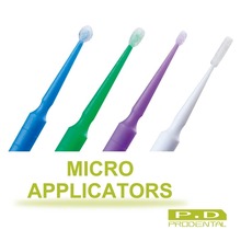 Microaplicador desechable para uso Dental, palo aplicador desechable, cepillo adhesivo, artículos de aseo Dental, 4 Bottlesx100pcs 2024 - compra barato