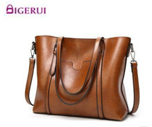 Leather Bags Handbags Women'S Famous Brands Bolsa Feminina Big Casual Women Bag Female Tote Shoulder Bag Ladies Large  A54 2024 - buy cheap