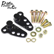 Kit de ligação para rebaixamento de ferragem traseira de motocicleta 1-3 ", ajustável, para harley touring, rei da estrada, electra, padrão de street glide 2002-2015 2024 - compre barato