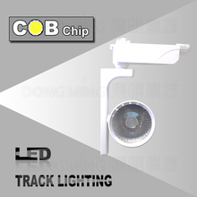 Iluminación de riel LED 30W COB Luz de pista LED carcasa blanca 85-265V reflector de lámparas de techo LED 2024 - compra barato