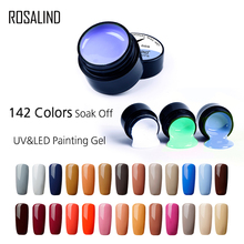 ROSALIND 5ML Painting Nail Gel Polish Soak Off UV LED Varnish Semi Permanent Nail Art Design For Manicure Polish Lacquer 2024 - buy cheap