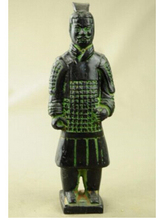 Decoração artesanal de cobre bronze chinês estátua em bronze asiático soldados guerreiros de terra qin shihuang 2024 - compre barato
