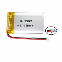 GTF-batería li-po recargable de 250mah, 3,7 v, 502030 GPS, MP3, MP4, auriculares, batería Pos PDA 2024 - compra barato