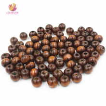 8mm brown wood beaded DIY Jewelry Making  Bracelet makeing  Jewelry accessories wholesale 50 pcs 2024 - buy cheap