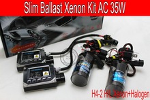 Free Shipping 12V/35W Top Quality HID AC BALLAST KIT H4-2 Xenon + Halogen bulb xenon kit car headlight 4300K/6000K/8000K/10000K 2024 - buy cheap