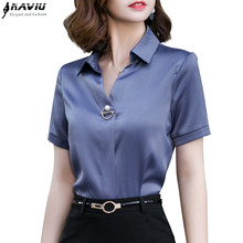 Naviu-Blusa de manga corta para mujer, camisa Formal de verano, 2019 2024 - compra barato