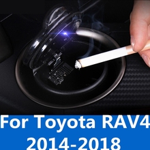 Cenicero de estilo de coche multiusos cenicero para coche Cenicero decoración interior accesorios de coche para Toyota RAV4 2014-2018 2024 - compra barato