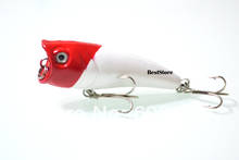 10PCS Popper Fishing Lures Fish Lure Crankbait Baits/Tackle red 5.5cm 7.5g 2024 - buy cheap