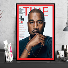 New Kanye West Rapper Music Time Cover Super Star Singer Poster And Prints Painting Art Wall Pictures For Living Room Home Decor 2024 - buy cheap