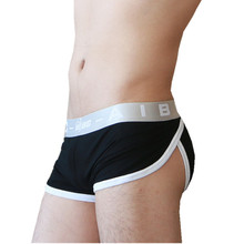 Men Boxers Cotton Sexy Underwear Gay Penis Pouch Underpants Sleep Bottoms Mid Waist Breathable Male Panties Shorts 2024 - buy cheap