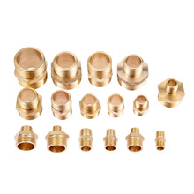 2Pcs 1/8" 1/4" 3/8" 1/2" 3/4" 1" Brass Pipe Hex Nipple Fitting Quick Adapter PT Male Thread Water Connector Air Pneumatic Pipe 2024 - buy cheap