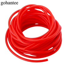 Gohantee-tubo de goma de látex Natural para motocicleta, cuerda elástica para catapulta con Honda, color rojo, 5M, 2mm x 4mm, 2040 2024 - compra barato