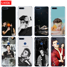 Capa de silicone para celular huawei, capinha para huawei honor 7a pro 7c y5 y6 y7 y9 2017 2018 prime shawn mendes 2024 - compre barato