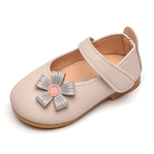 CUZULLAA Baby Girls Princess Flower Shallow Casual Shoes Fashion Kids Flats Children Hook & Loop Soft Sole Baby Shoes Size 15-30 2024 - buy cheap