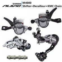 SHIMANO ALIVIO M4000 Trigger Shifter + Front Derailleurs + Rear Derailleur + KMC Z99 Chain,3x9 Speed 27s Groupset 2024 - buy cheap