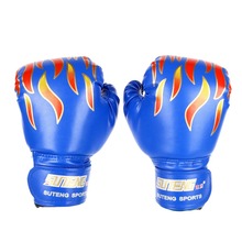1pair Boxing Gloves Children Kick Boxing Gloves PU Leather Muay Thai Karate Taekwondo Training Boxing Sanda Gloves 2024 - buy cheap