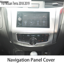For Nissan Terra 2018 2019 ABS GPS Navigation Panel Cover Media Screen Frame Car Styling 2024 - buy cheap