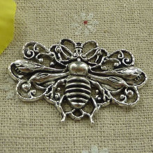 51 pieces tibetan silver bee charms pendant 45x29mm #3227 2024 - buy cheap
