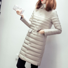 2018 Autumn Winter Women Down Coat Slim Thin Ultra Light Duck Down Jackets Parka Female Long Outerwear Coats Plus Size 3XL 2024 - buy cheap