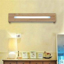 Breve moderno europa madeira acryl conduziu a lâmpada de parede para o quarto corredor escada banheiro porvh luz l 35/45/50cm ac 80-265 v 1448 2024 - compre barato