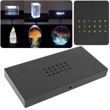 New Elegant 18 Brilliant LED White Light Stand Base AC Adapter USB Crystal Display 2024 - buy cheap