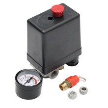 Compressor de ar bomba de pressão 90-120 psi válvula de controle com interruptor 12 bar 240v 4 portas quentes