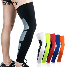 Gobygo-protetor de pernas para ciclismo, 1 peça, esportivo, perna, manga longa, joelho, à prova de choque, antiderrapante 2024 - compre barato