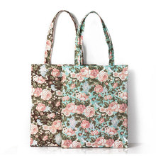 Fashion Crossbody Bags for Women Canvas Beach Bag Floral Printed Tote Waterproof Shoulder Bag Large Capacity Messenger Bags Sac 2024 - buy cheap