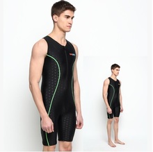 Men Sport One-piece Quick-drying Athletic Training Sexy Slim Bathing Triathlon Suit Women Training Professional Nylon SwimSuit 2024 - buy cheap