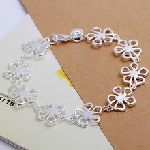H169 Silver Color 925 Jewelry Popular Bracelet For Women Free Shipping Fashion Jewelry Flower Bracelet /bhcajyja Aviajmpa 2024 - buy cheap
