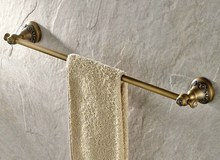 Wall Mounted Vintage Retro Antique Brass Bathroom Single Towel Bar Towel Rail Holder Bathroom Accessory mba423 2024 - buy cheap